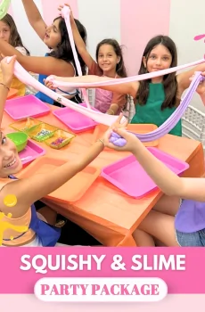 squishy & slime a Little Princess Spa® Party Package