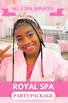 Royal spa Little Princess Spa® party packege