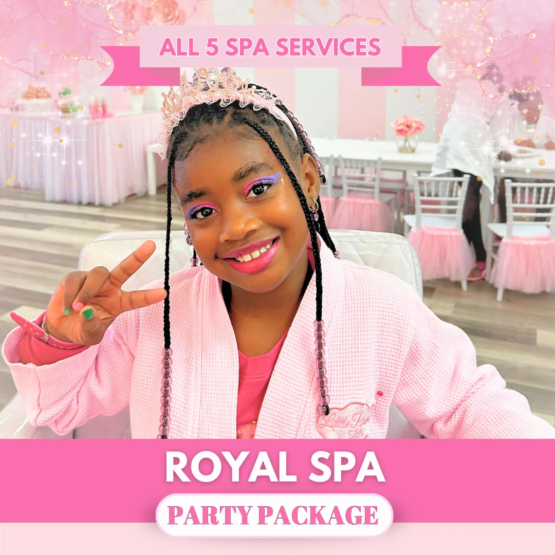 Royal spa Little Princess Spa® party packege