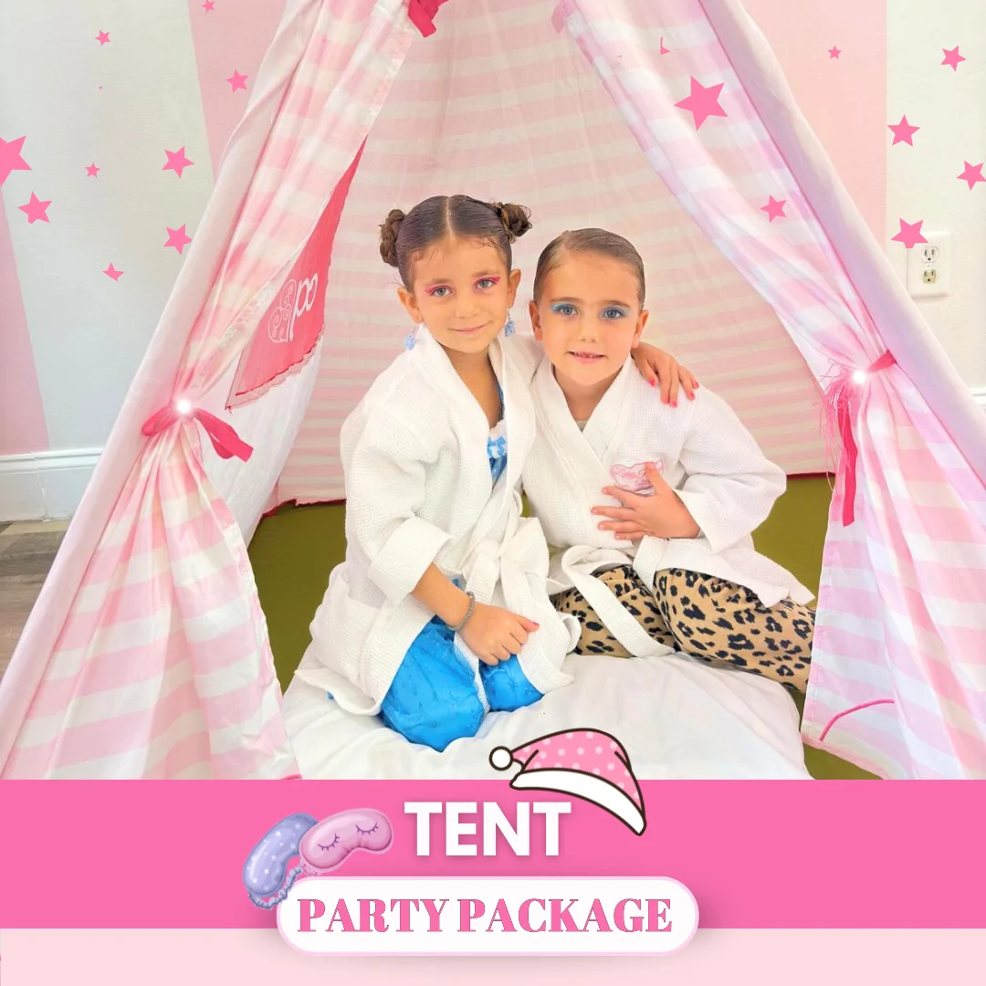 Little Princess Spa® tent party package