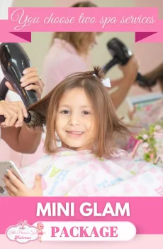 Mini Glam Haircut & Spa